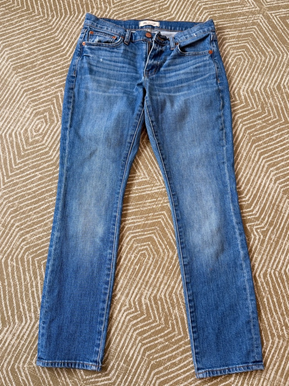 Madewell The Slim Boyjean Size 24 Medium Wash Denim Jeans